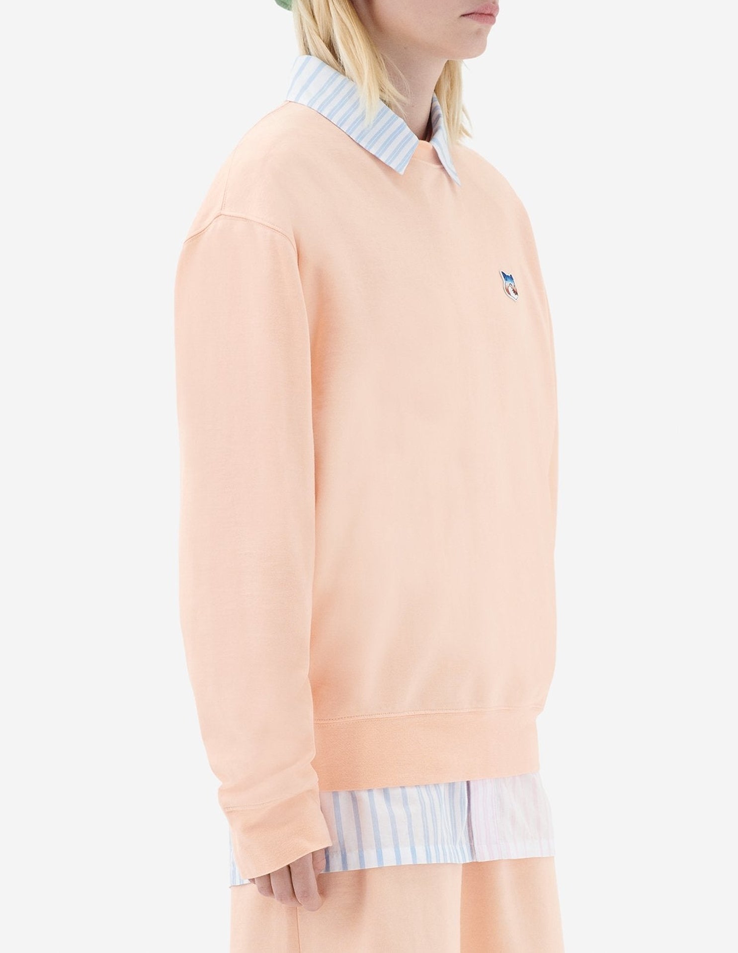 Sweatshirt avec écusson - Peach
