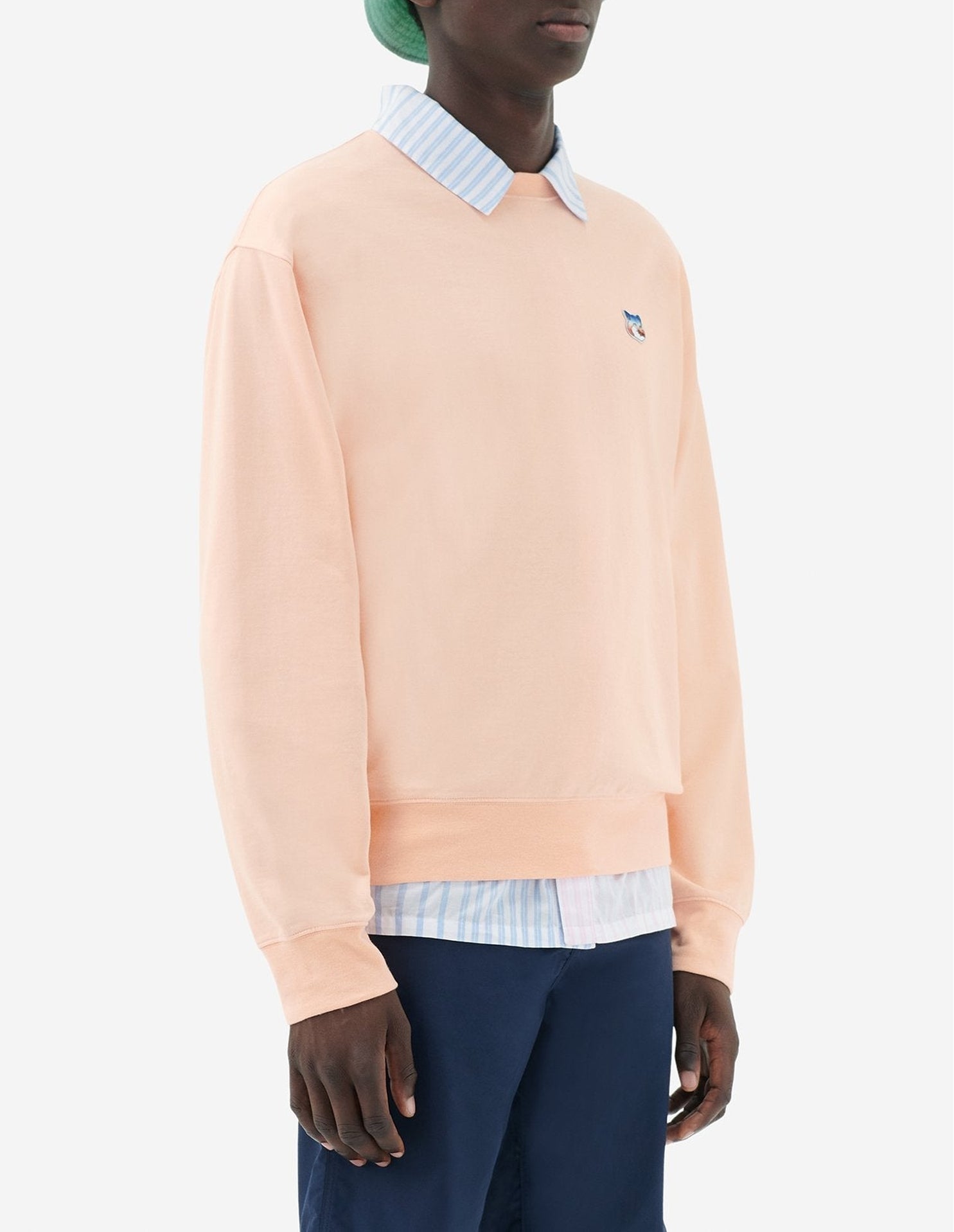 Sweatshirt avec écusson - Peach