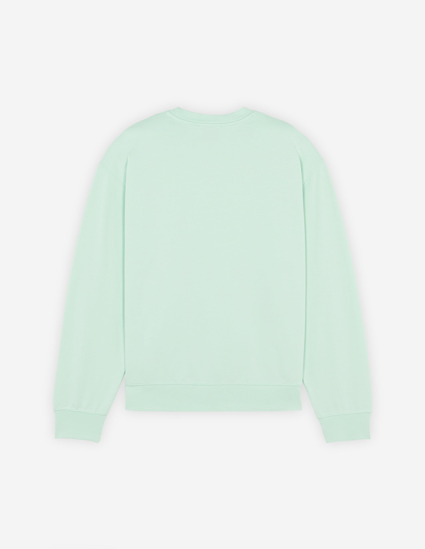 Sweatshirt à col rond avec écusson - Mist Green