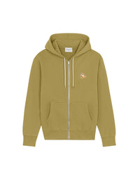 Sweat à capuche zippé - Light Khaki