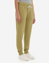 Pantalon de survêtement coupe droite avec écusson - Light Khaki