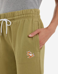 Pantalon de survêtement coupe droite avec écusson - Light Khaki