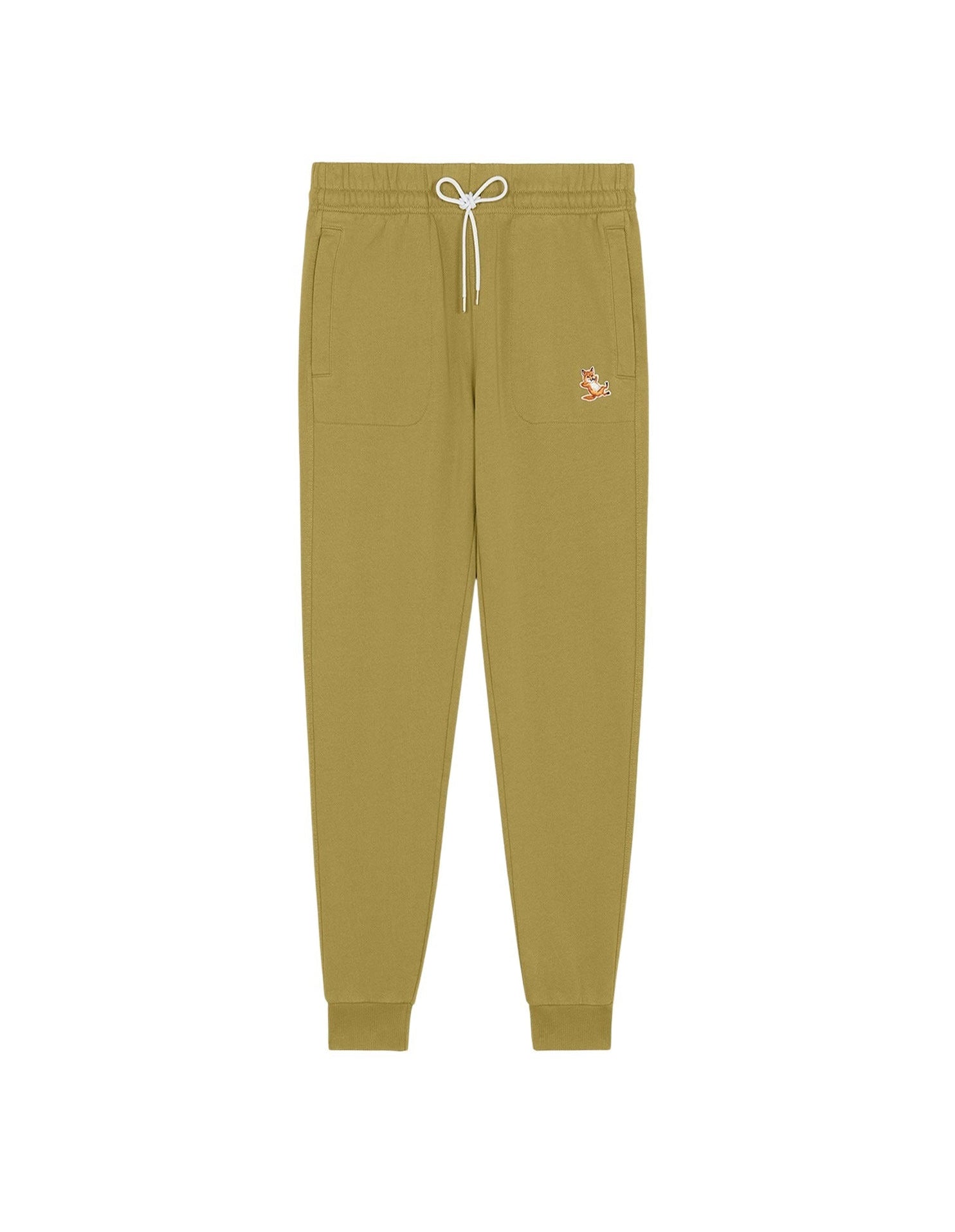 Pantalon de survêtement coupe droite avec écusson - Light Khaki