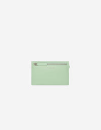 Leather shoulder wallet - Mist Green