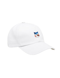 Embroidered front cap - White
