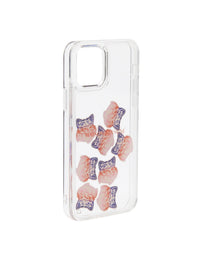Strap iPhone case with print - Transparent