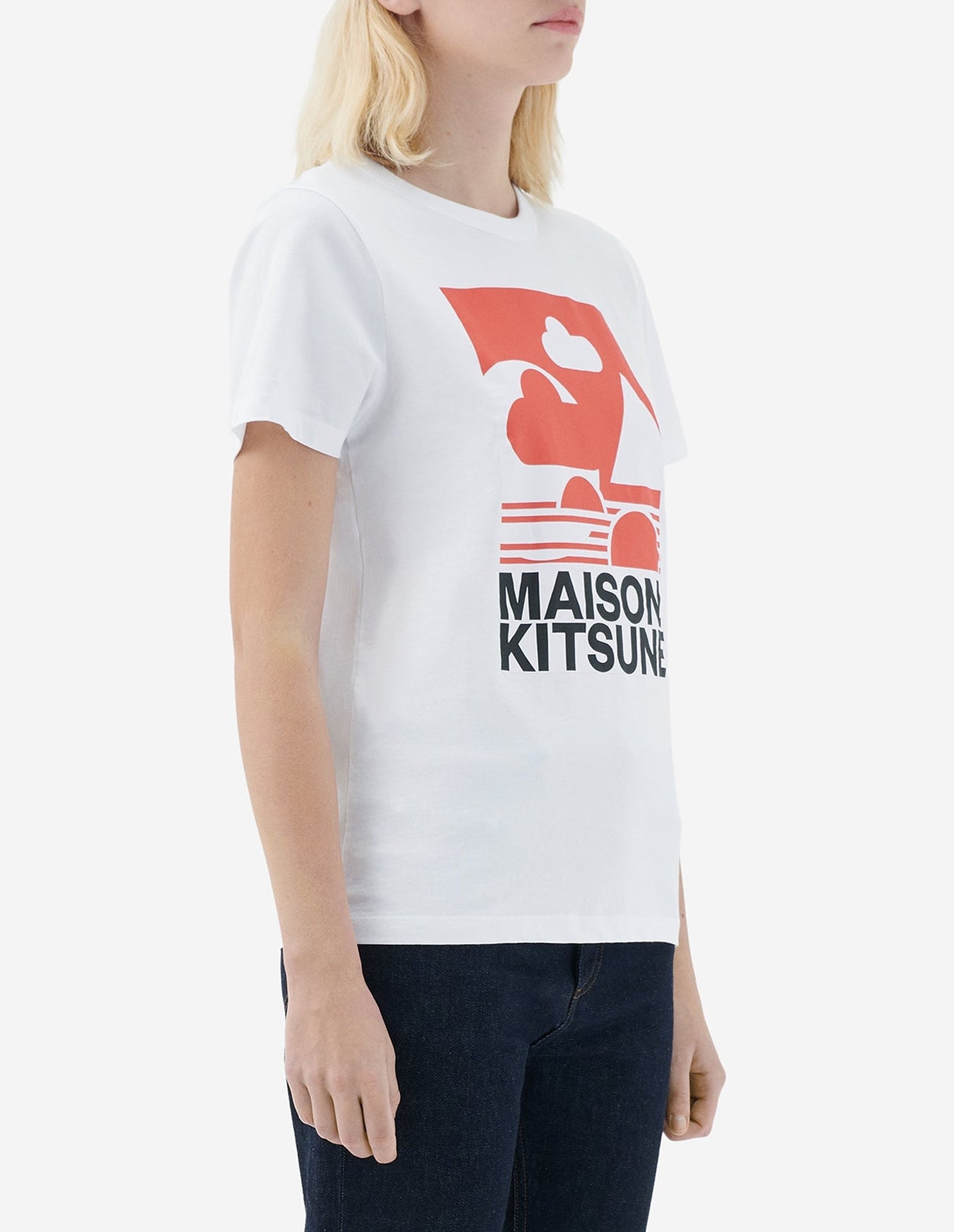 T-shirt Maison Kitsuné x Anthony Burill - White