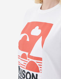 T-shirt Maison Kitsuné x Anthony Burill - White