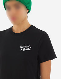 T-shirt avec inscription - Black