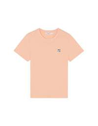 Short-sleeved T-shirt with patch - Peach