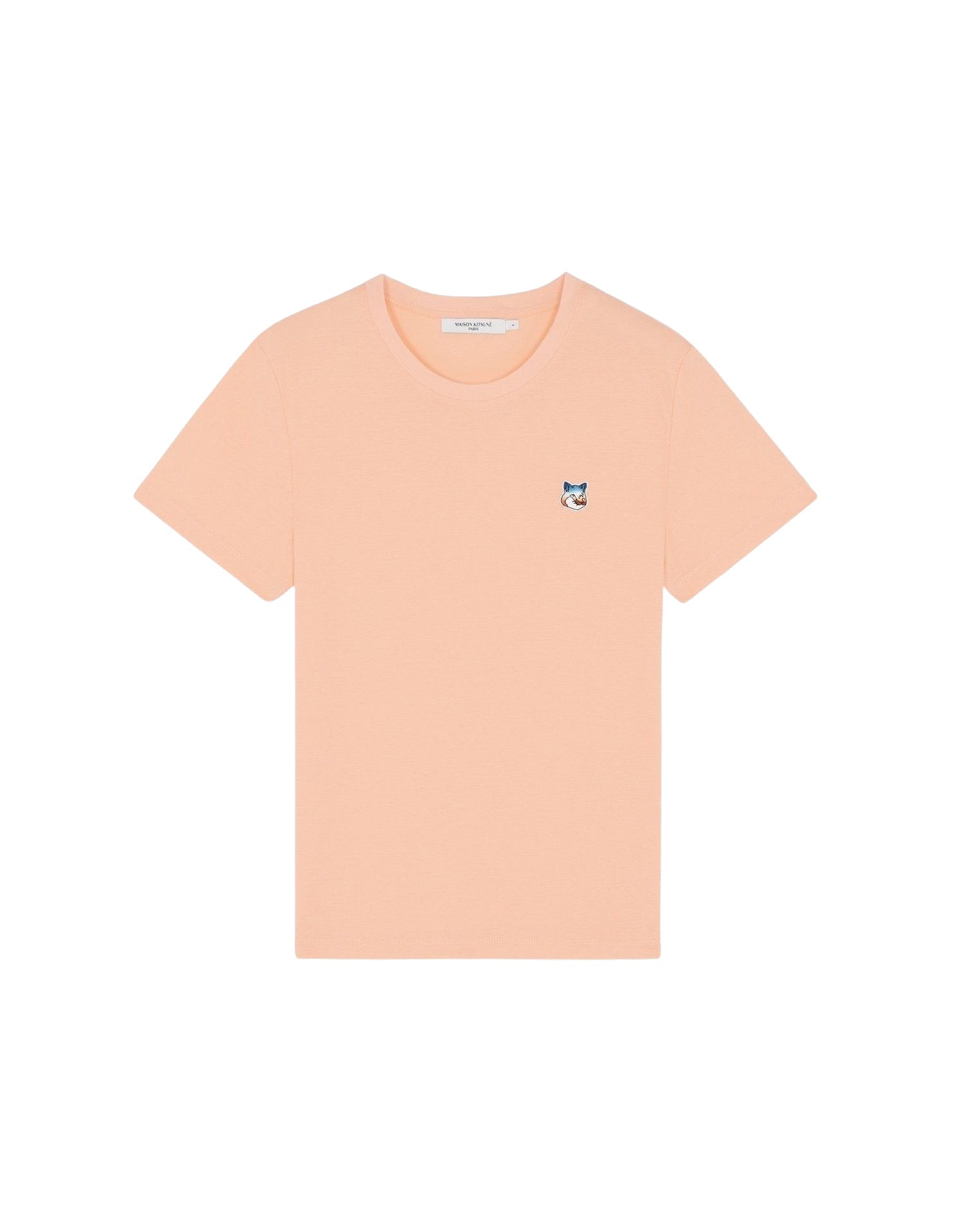 Short-sleeved T-shirt with patch - Peach