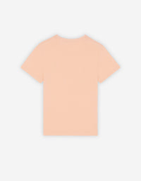 Short-sleeved T-shirt with patch - Peach