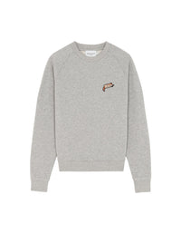 Sweatshirt Maison Kitsuné x Olympia Le-Tan - Grey Melange