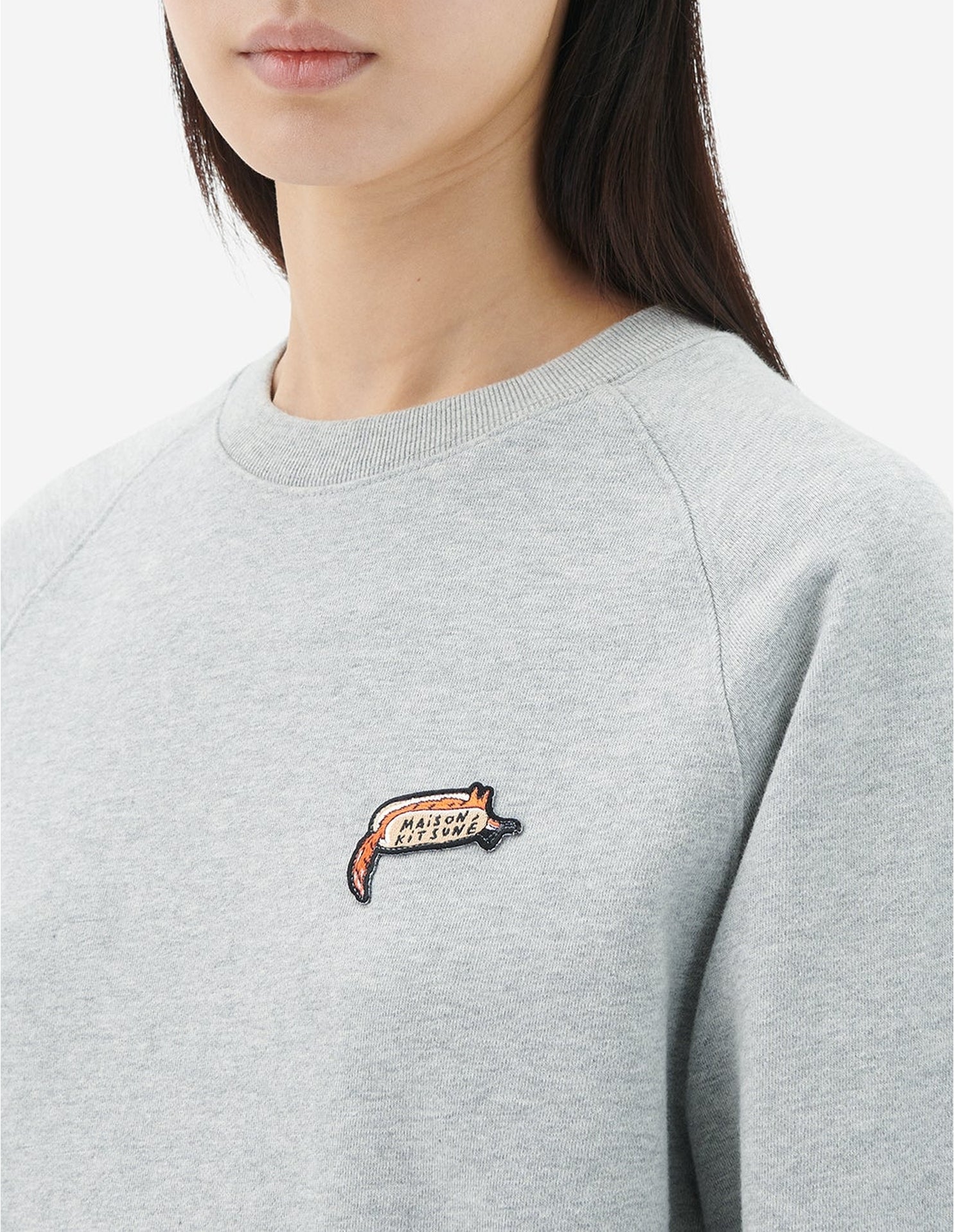 Sweatshirt Maison Kitsuné x Olympia Le-Tan - Grey Melange
