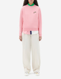 Sweatshirt Maison Kitsuné x Olympia Le-Tan - Bubble Gum Pink