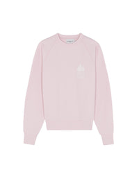 Sweatshirt Camp ajusté avec impression - Light Pink