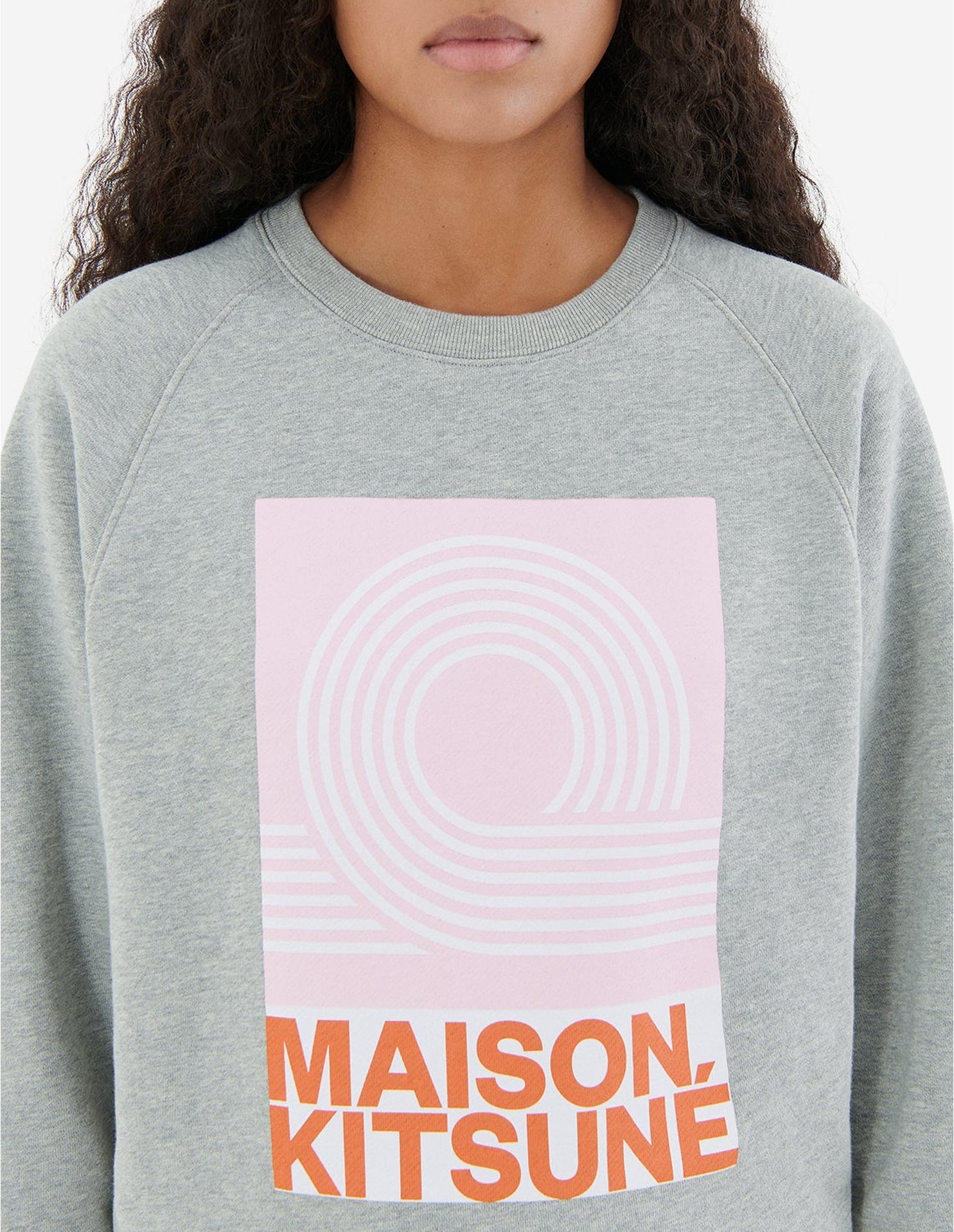 Sweatshirt Maison Kitsuné x Anthony Burill - Grey Melange