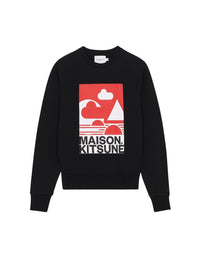 Sweatshirt Maison Kitsuné x Anthony Burill - Black