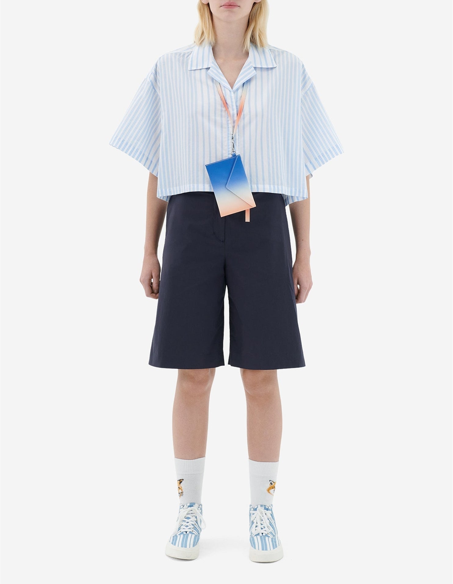 Bermuda taille haute - Dark Navy