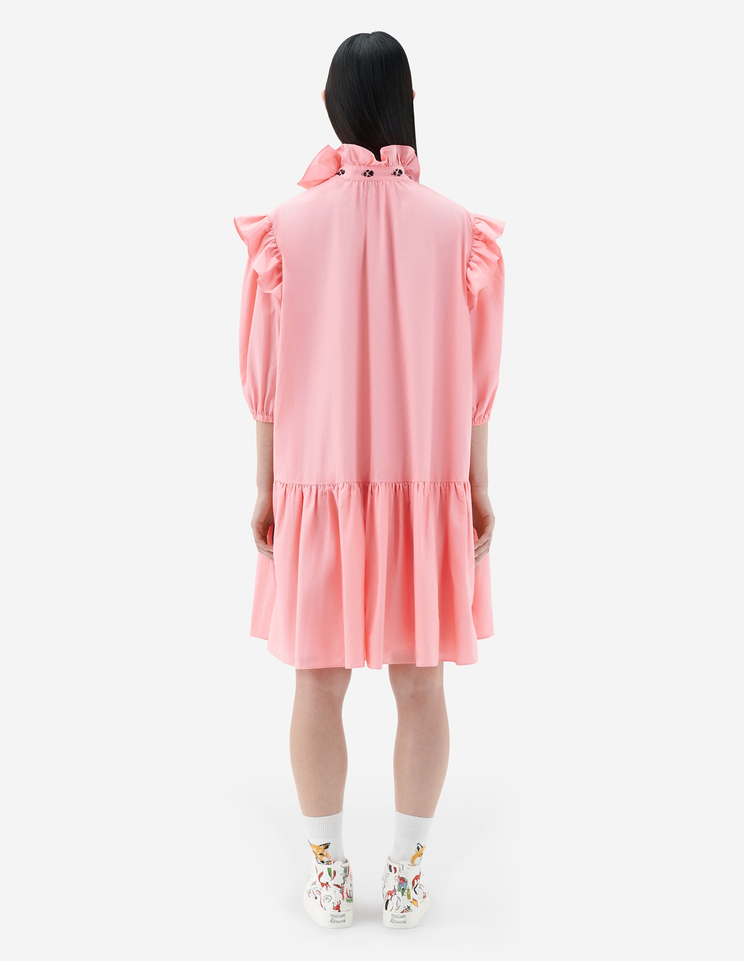 Robe Maison Kitsuné x Olympia Le-Tan - Bubble Gum Pink
