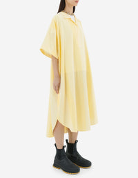 Robe chemise rayée oversize - Sun Yellow Stripes