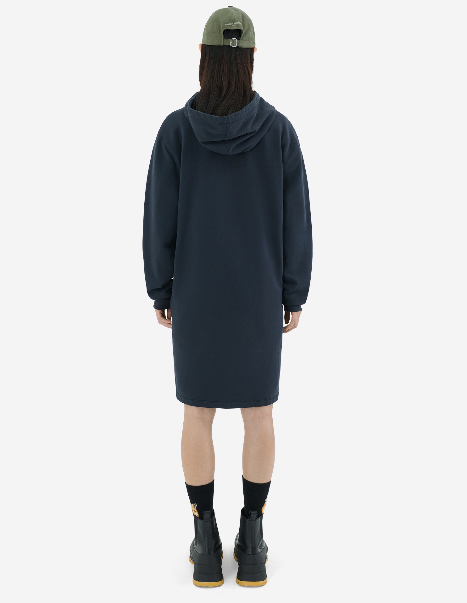 Robe droite avec impression - Black
