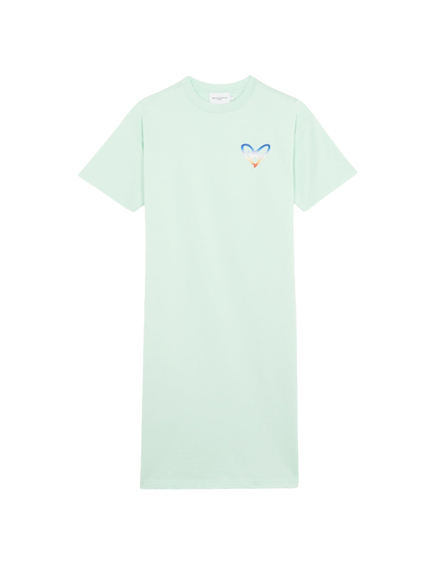 Robe t-shirt à col rond - Mist Green