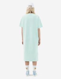 Robe t-shirt à col rond - Mist Green
