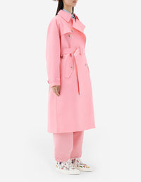 Trench Maison Kitsuné x Olympia Le-Tan - Bubble Gum Pink
