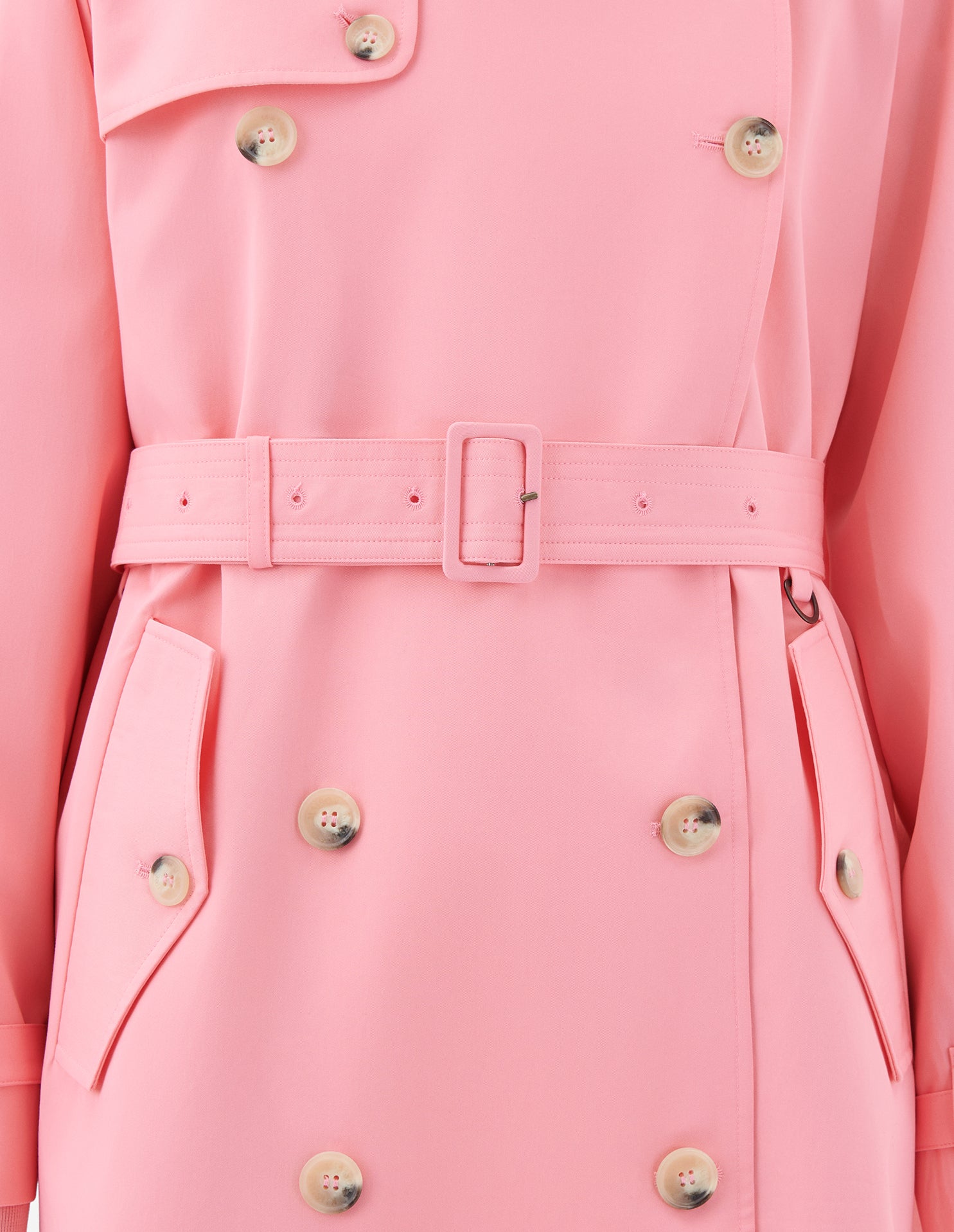 Trench Maison Kitsuné x Olympia Le-Tan - Bubble Gum Pink