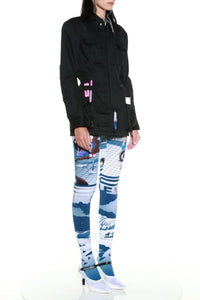PRIX MARQUE : 390€_Cotton Twill Black Veste - Cotton Twill Black