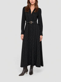 Robe longue à manches longues - Black