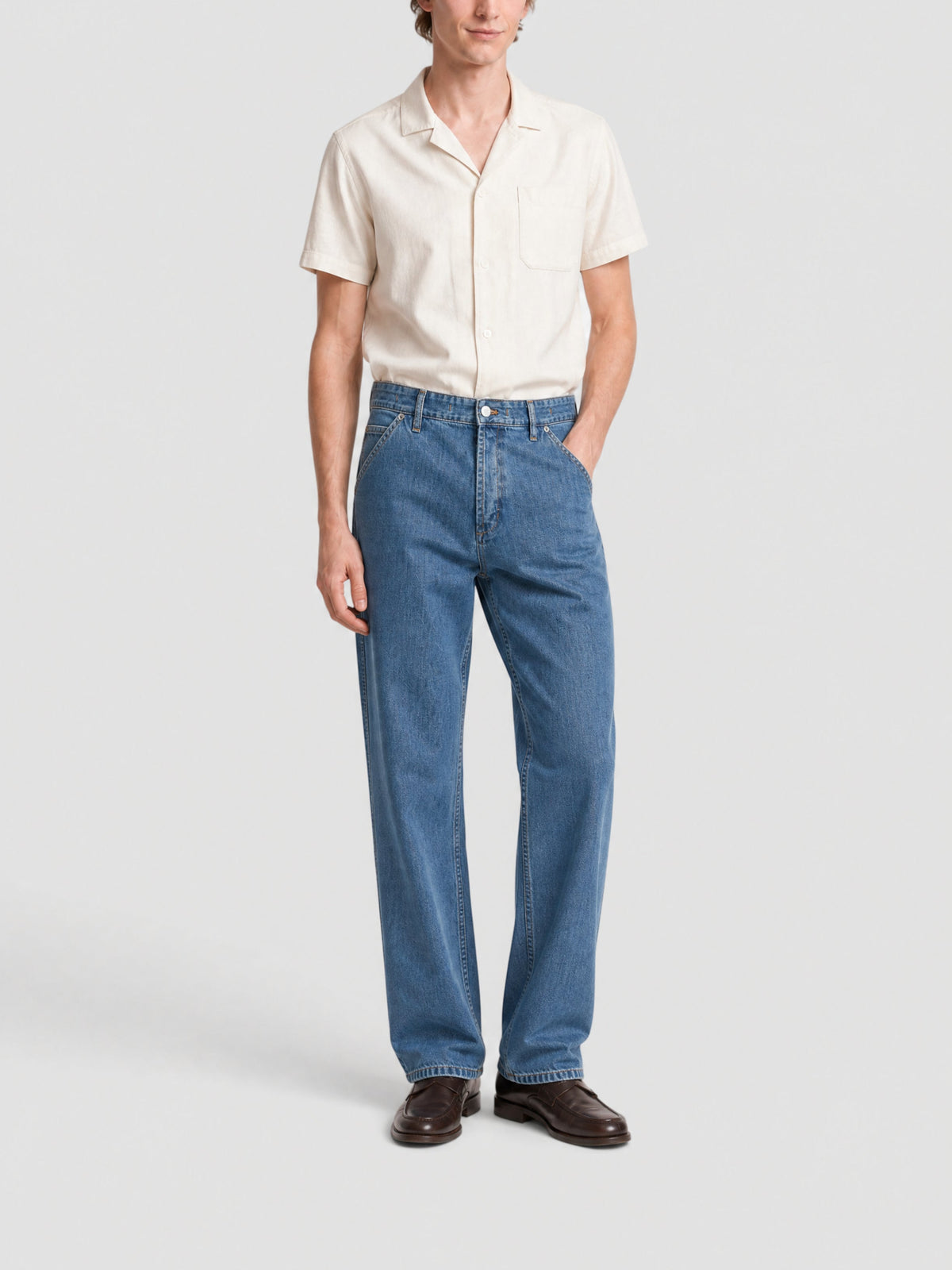 90€ / 5 sold //5 QTY / ST100%   Pantalon De-Nimes en denim - Dark Navy