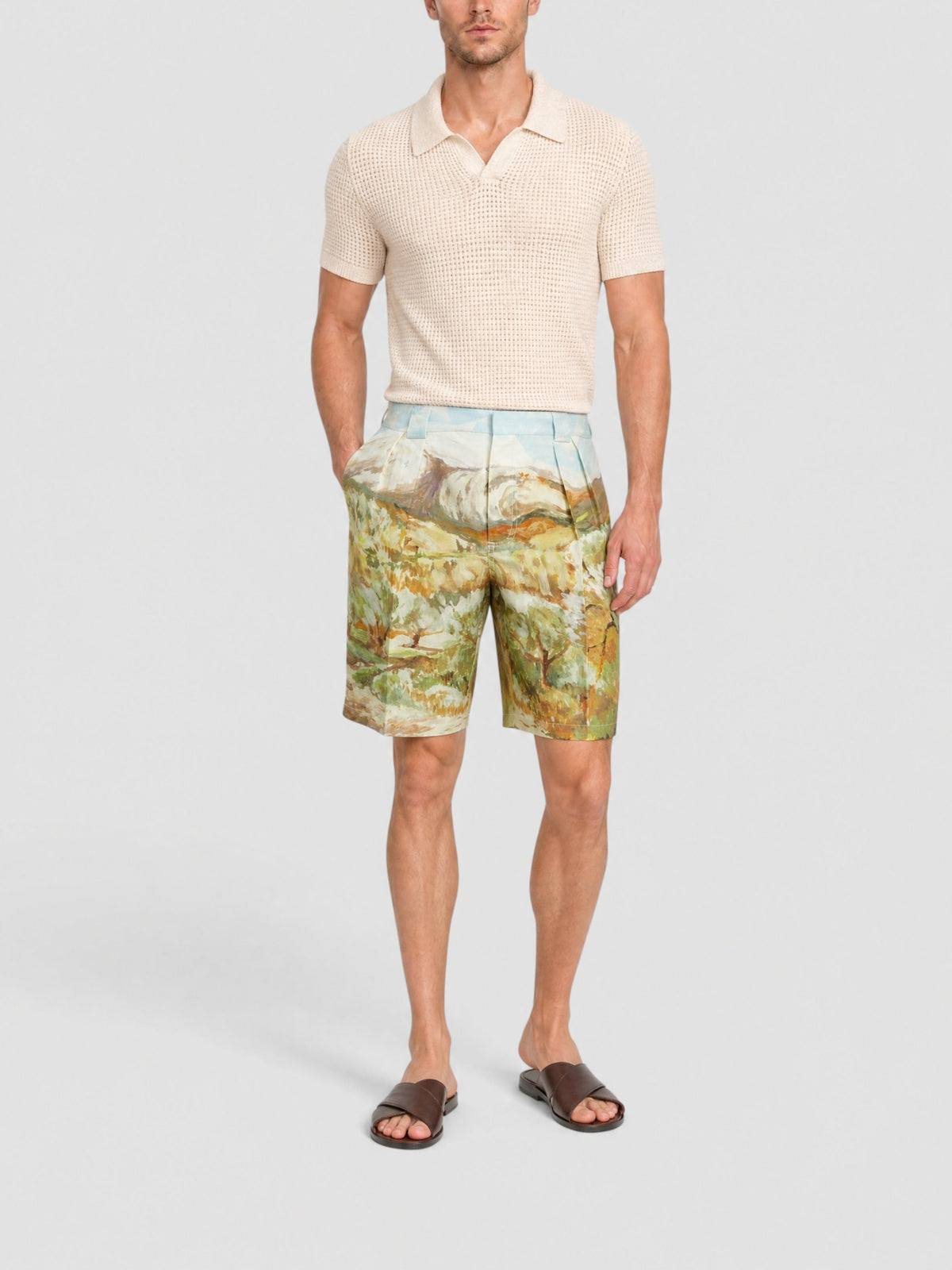Short de Costume - Print White