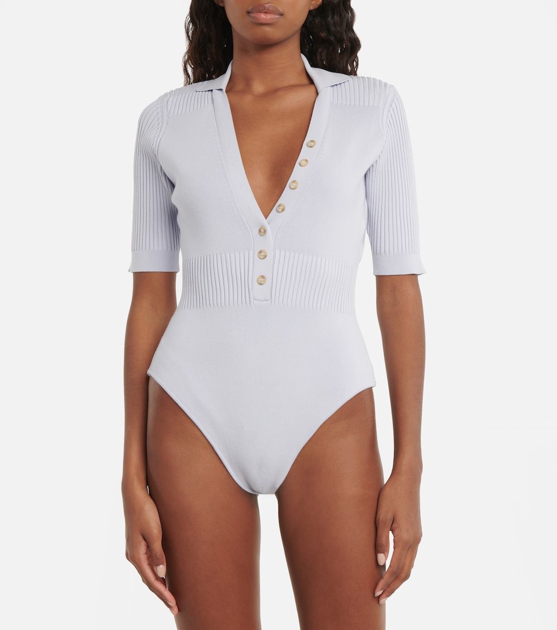 55€ / 0 sold //0 QTY / ST0%   Body Yauco à col polo - Off White