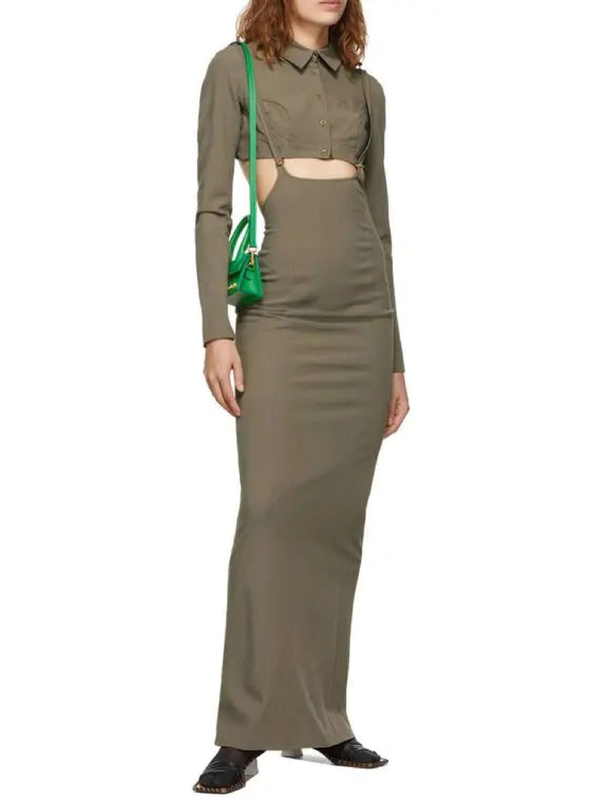 Robe Draio longue - Khaki