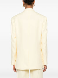 220€ / 1 sold //2 QTY / ST50%   Blazer structuré boutonné - Pale Yellow
