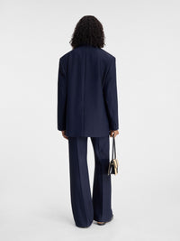 220€ / 15 sold //16 QTY / ST94%   Blazer structuré boutonné - Dark Navy