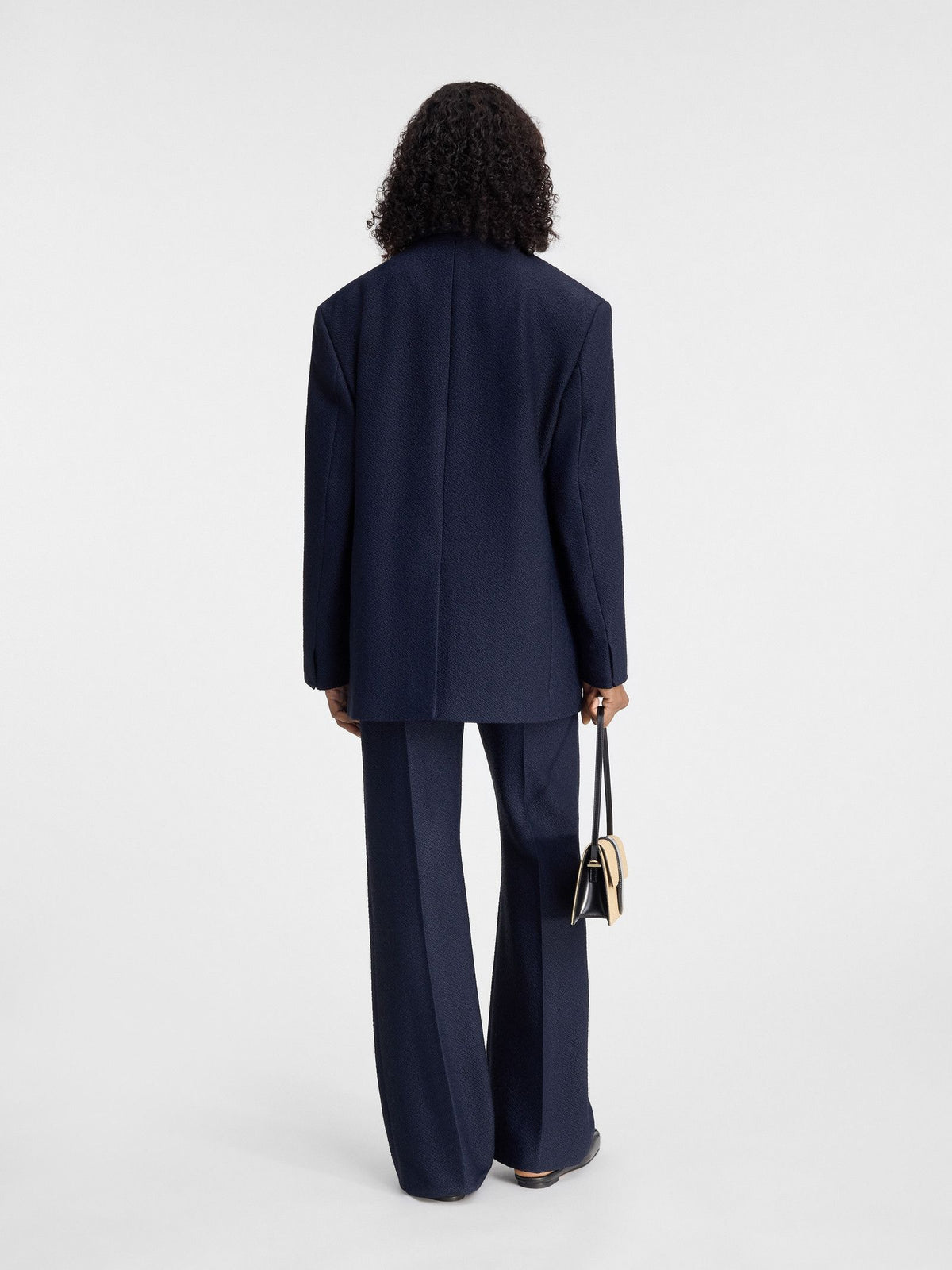 220€ / 15 sold //16 QTY / ST94%   Blazer structuré boutonné - Dark Navy