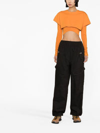 55€ / 2 sold //20 QTY / ST10%   T-shirt court à sûrpiqures - Orange