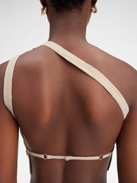 55€ / 0 sold //2 QTY / ST0%   Débardeur asymétrique Ascu en lin - Light Khaki