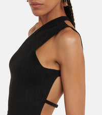 55€ / 0 sold //5 QTY / ST0%   Débardeur asymétrique Ascu en lin - Brown