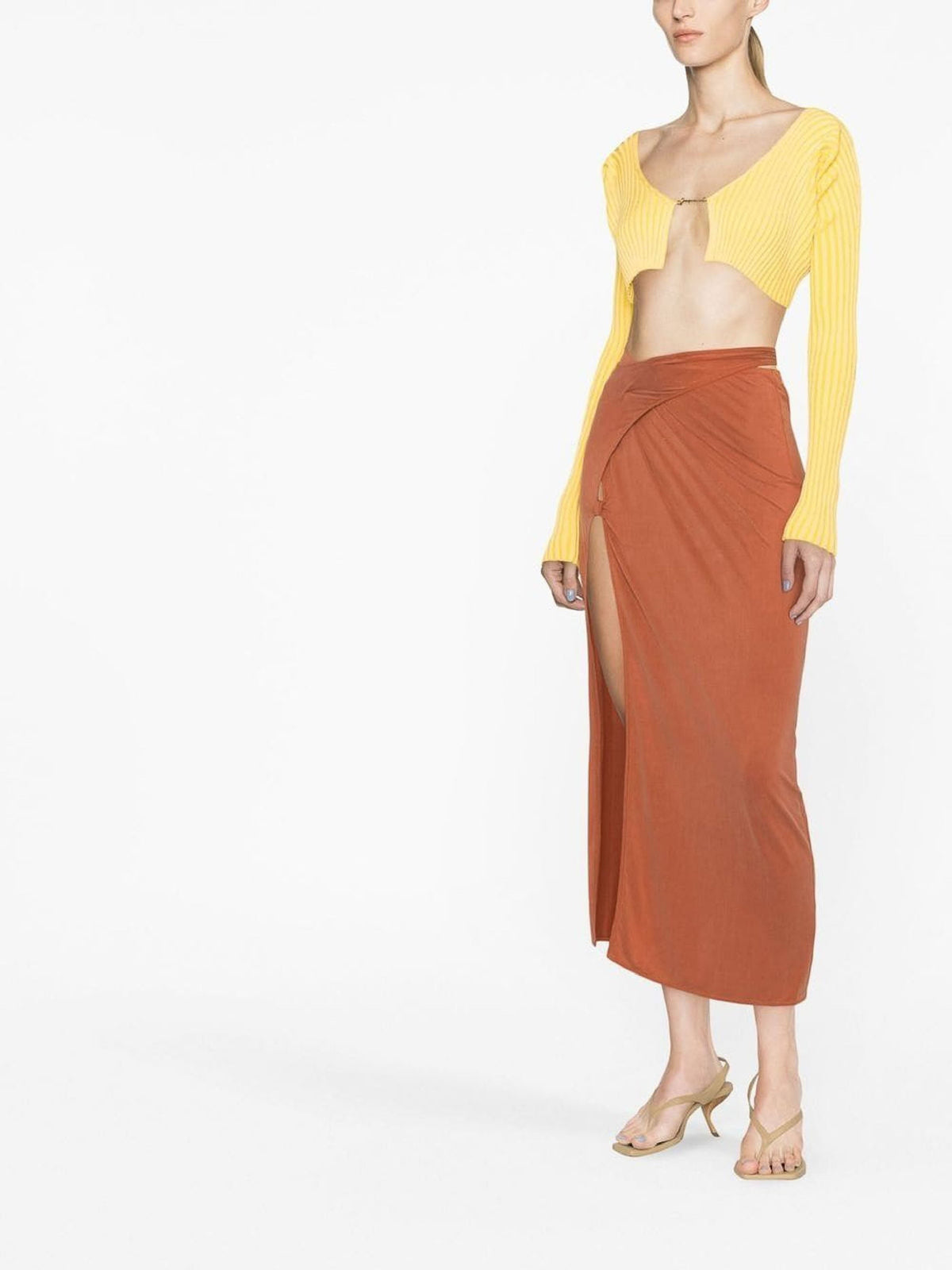 Cardigan Pralu en maille - Light Yellow