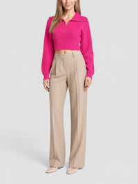 90€ / 2 sold //4 QTY / ST50%   Pull Risoul en laine - Pink