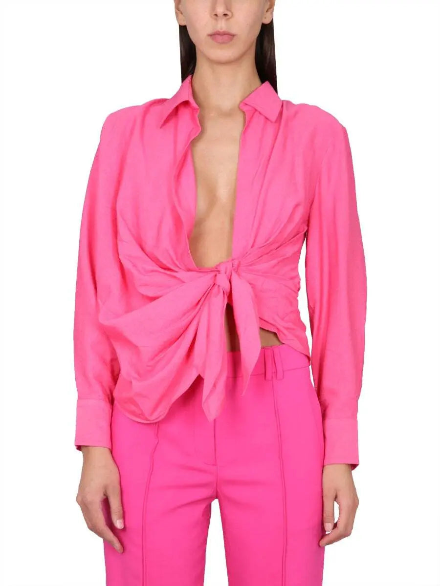 Chemise Bahia drapée - Pink