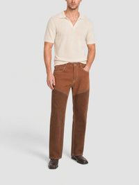 Pantalon De-Nimes Meunier en denim - Brown