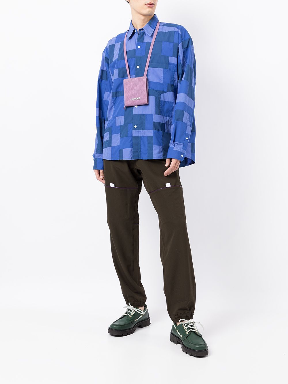 90€ / 1 sold //2 QTY / ST50%   Pantalon de survêtement à bande contrastante - Brown