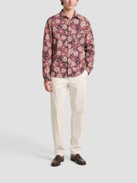 90€ / 5 sold //5 QTY / ST100%   Chemise Boulanger - Print Brown