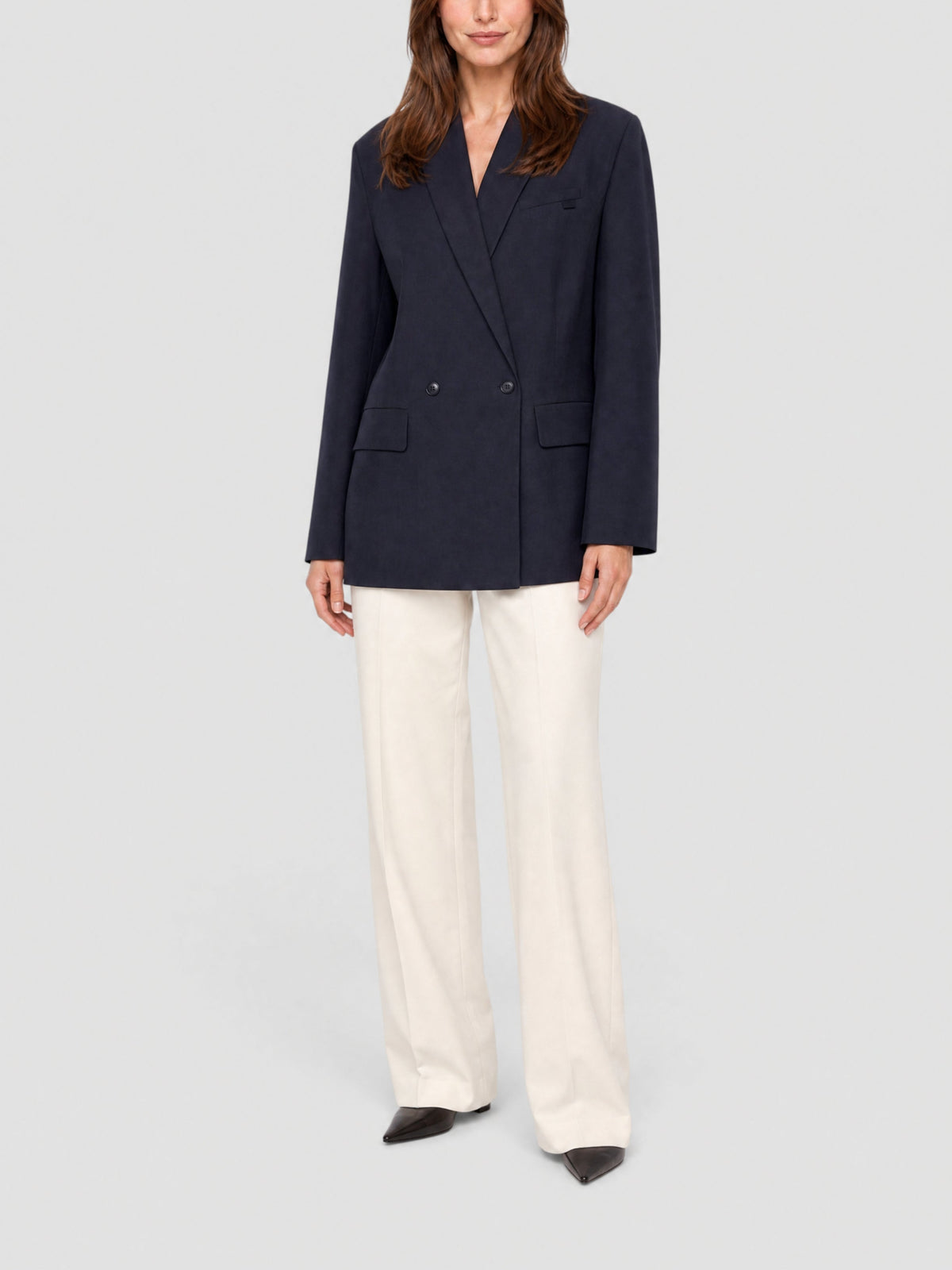 220€ / 1 sold //3 QTY / ST33%   Blazer Marino boutonné - Navy