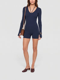 75€ / 2 sold //6 QTY / ST33%   Combishort Cielo en maille - Navy